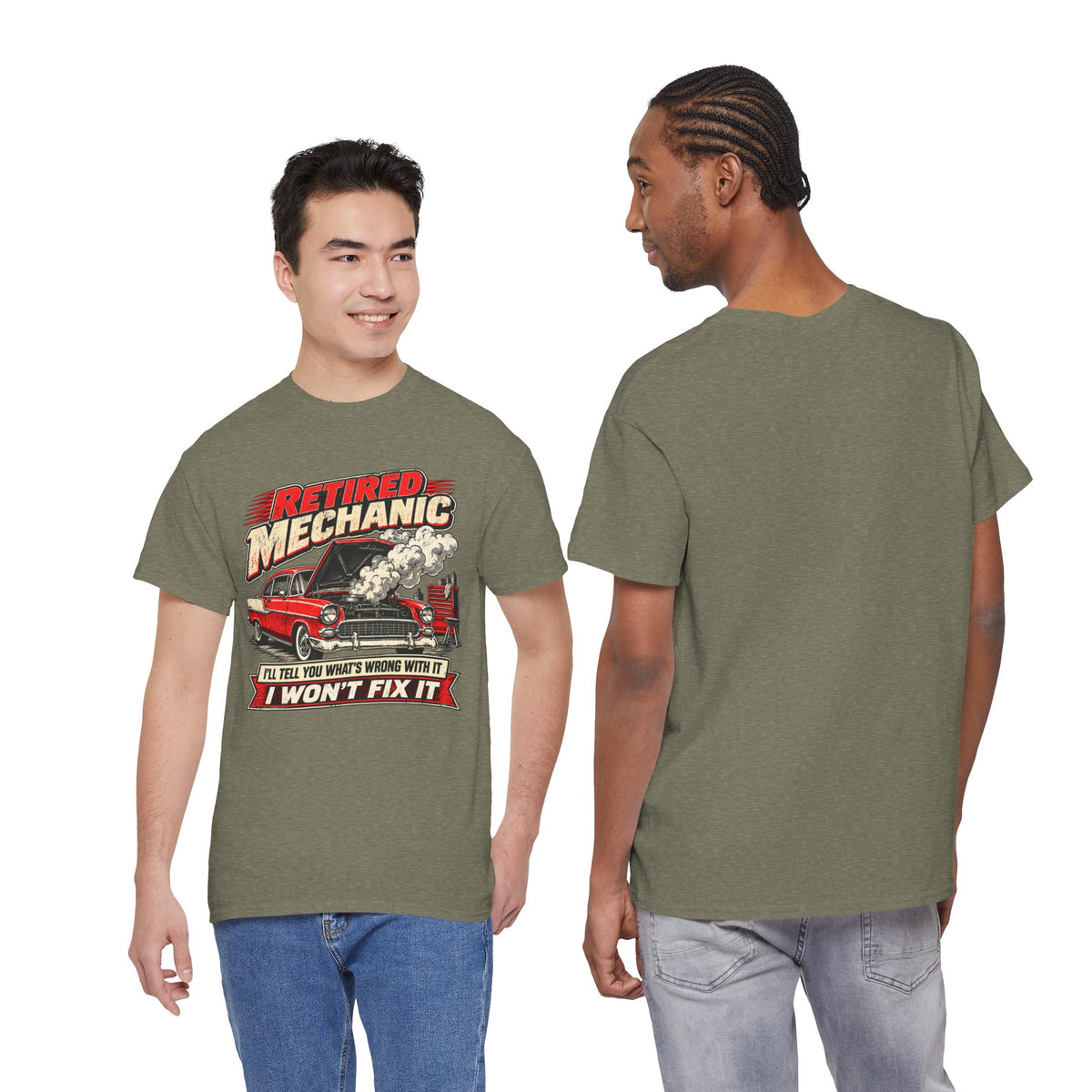 Retired Mechanic Tee — I'll Tell You What's Wrong With It
