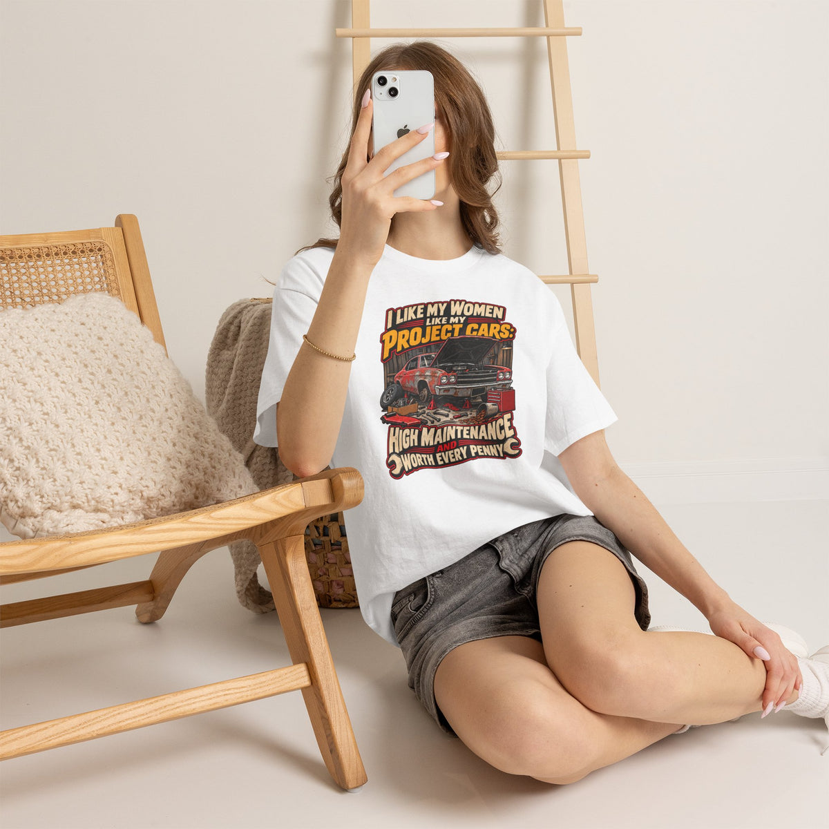 I Like My Women Like My Project Cars — High Maintenance Tee