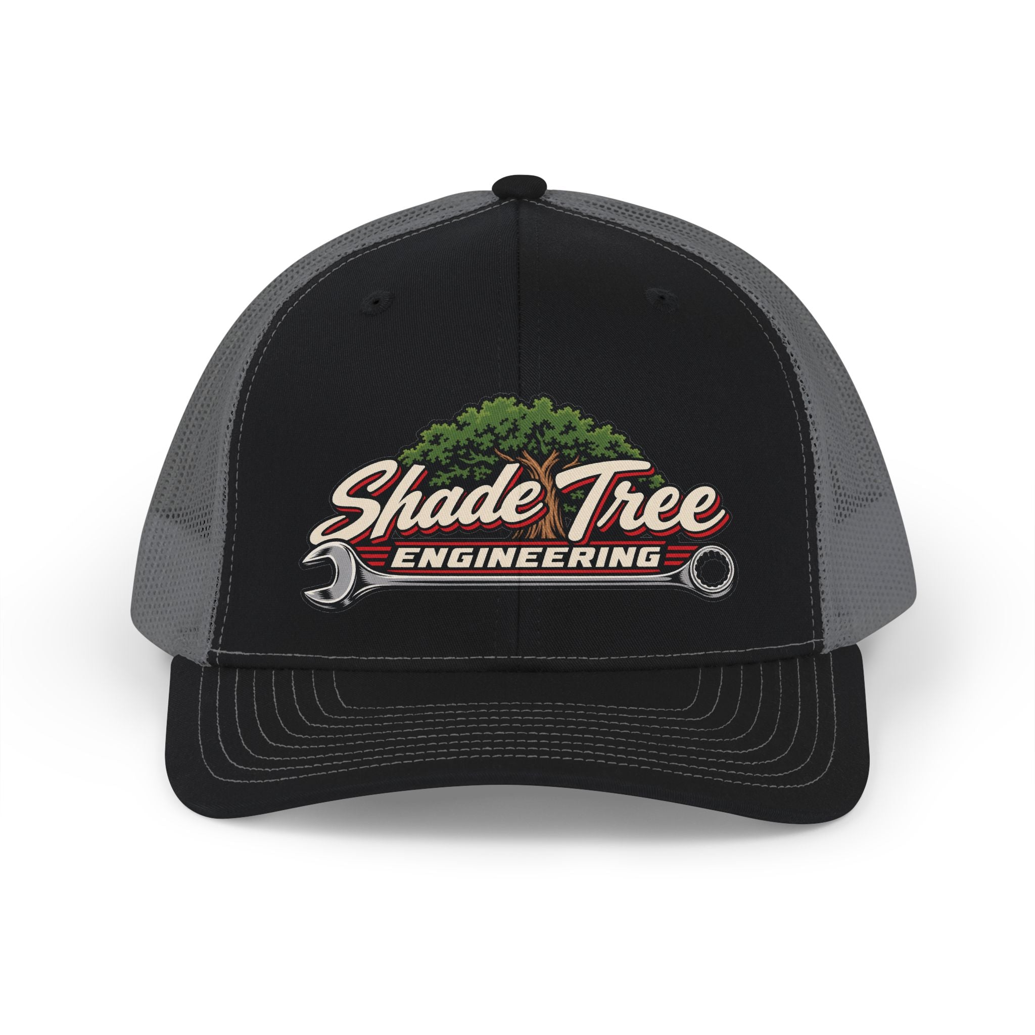 Shade Tree Engineering Trucker Cap — Tree & Wrench Logo