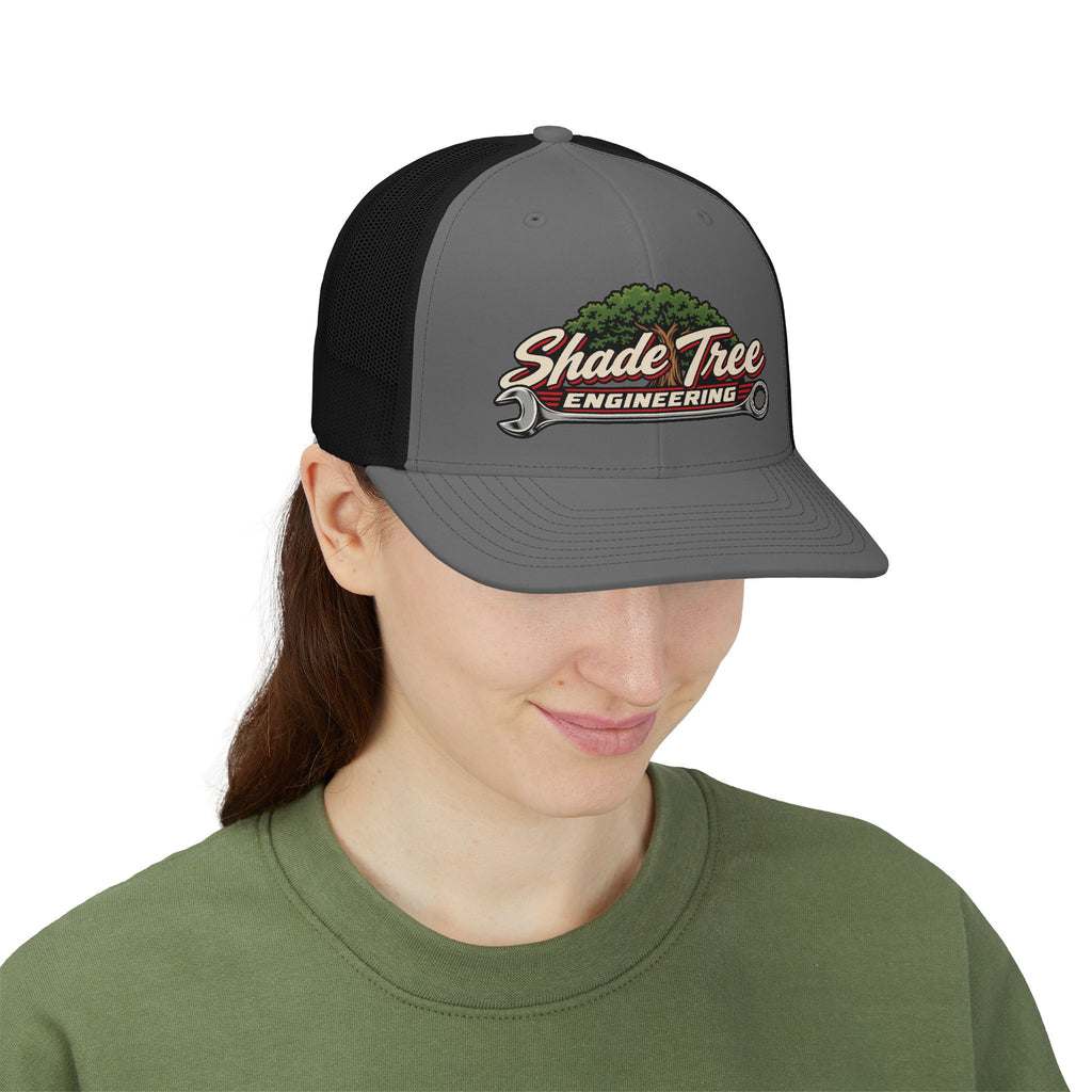 Shade Tree Engineering Trucker Cap — Tree & Wrench Logo