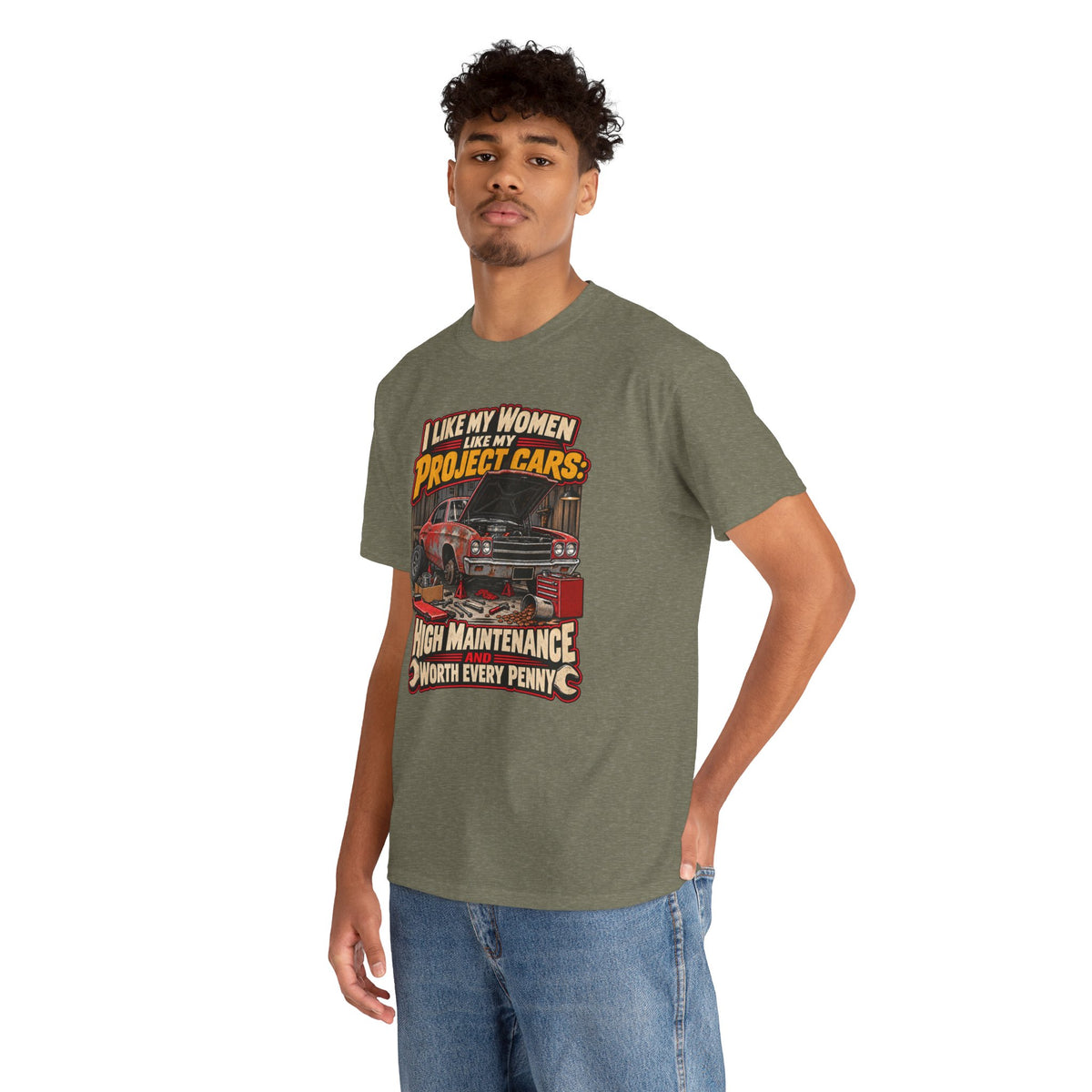 I Like My Women Like My Project Cars — High Maintenance Tee