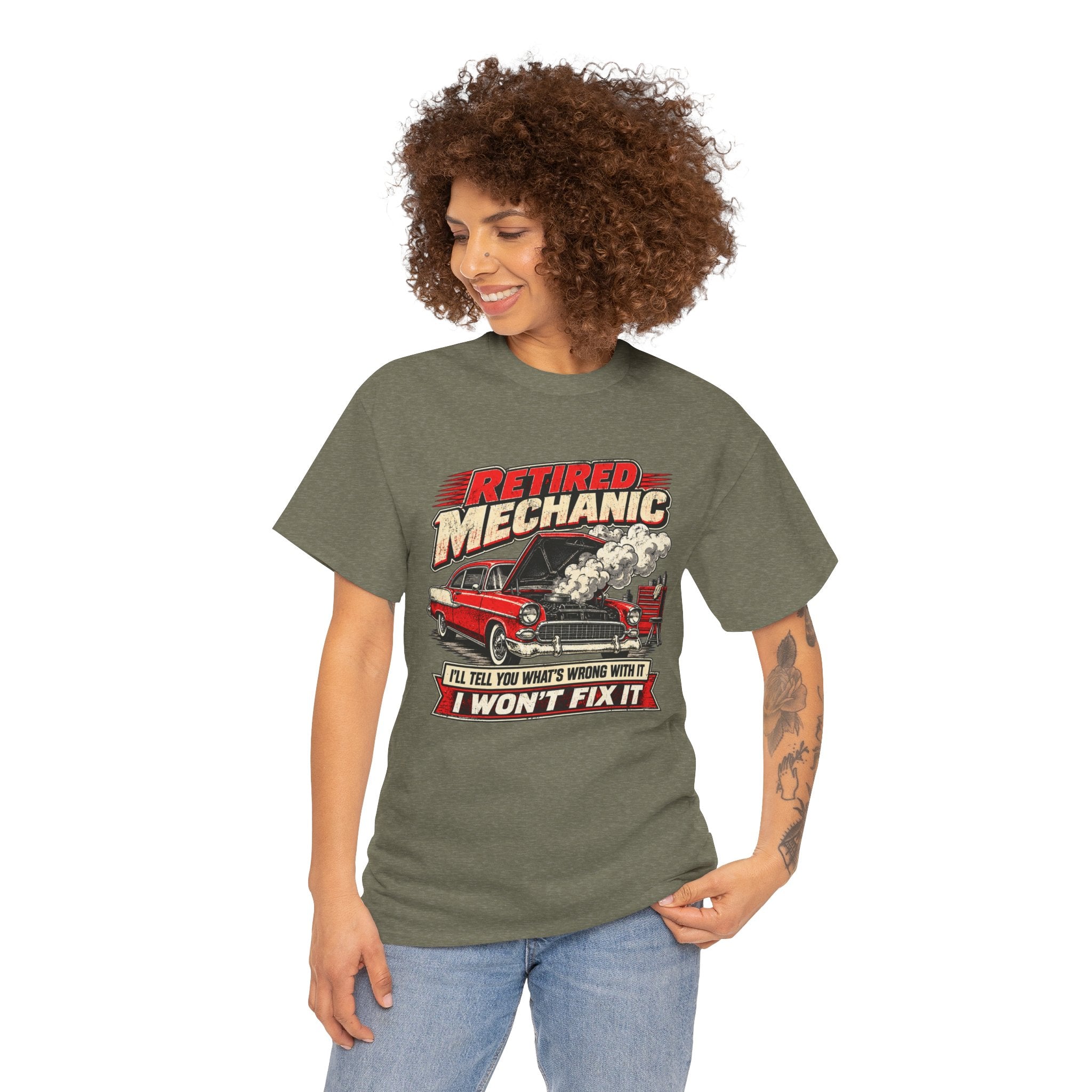Retired Mechanic Tee — I'll Tell You What's Wrong With It