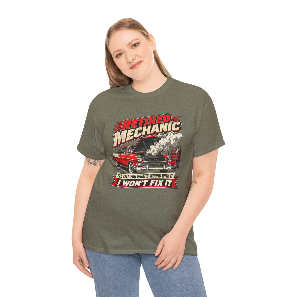 Retired Mechanic Tee — I'll Tell You What's Wrong With It