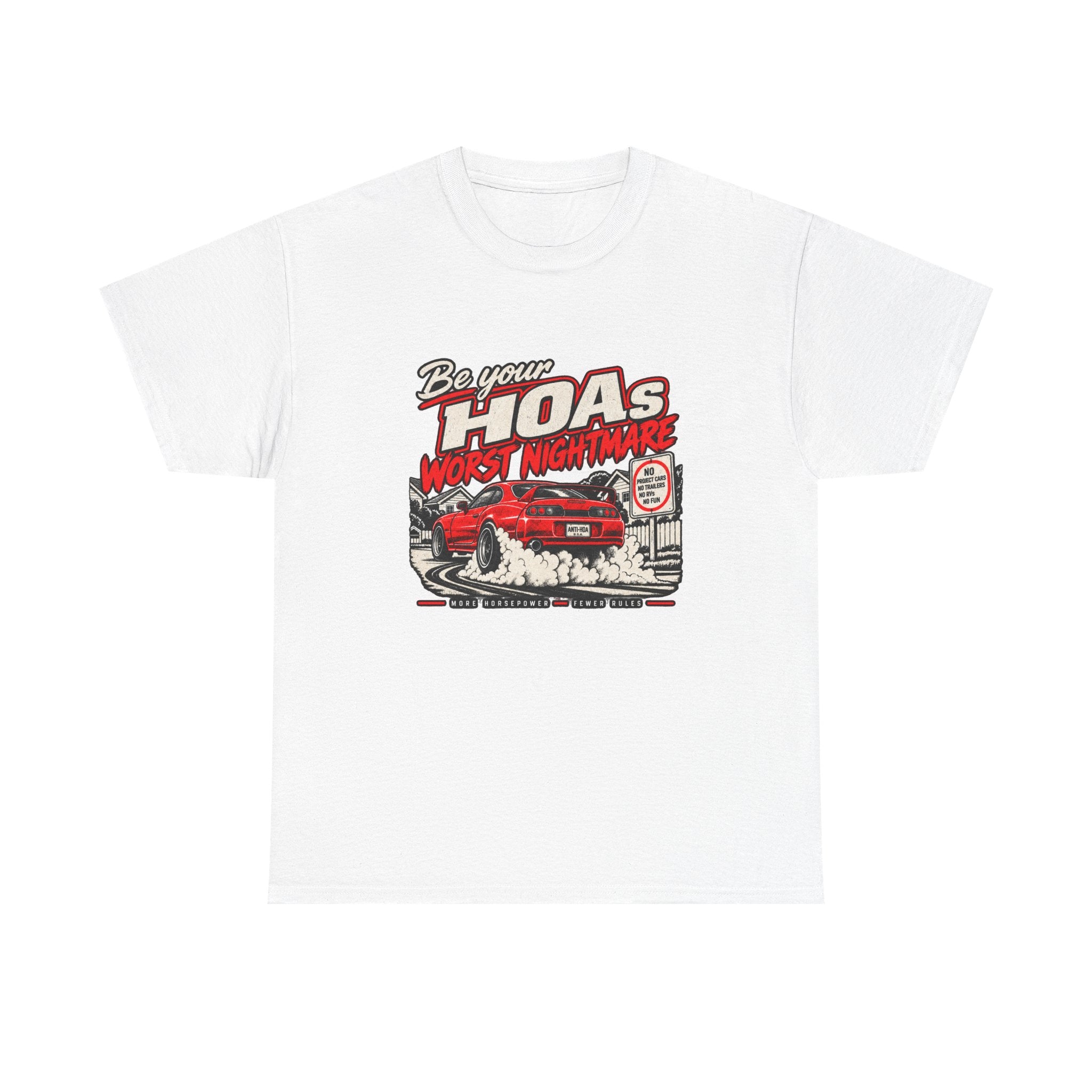 JDM Turbo Burnout Tee — Be Your HOA's Worst Nightmare