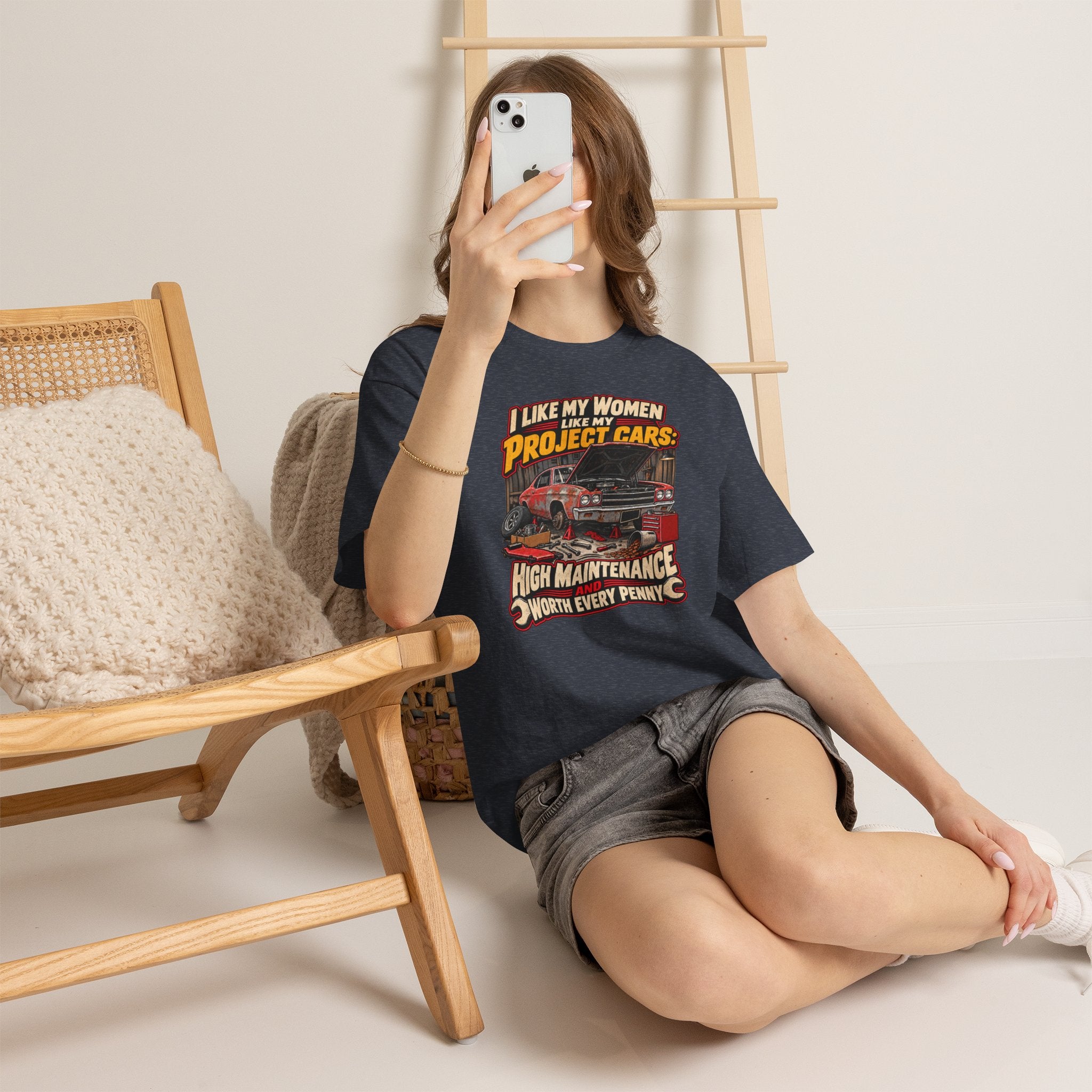 I Like My Women Like My Project Cars — High Maintenance Tee