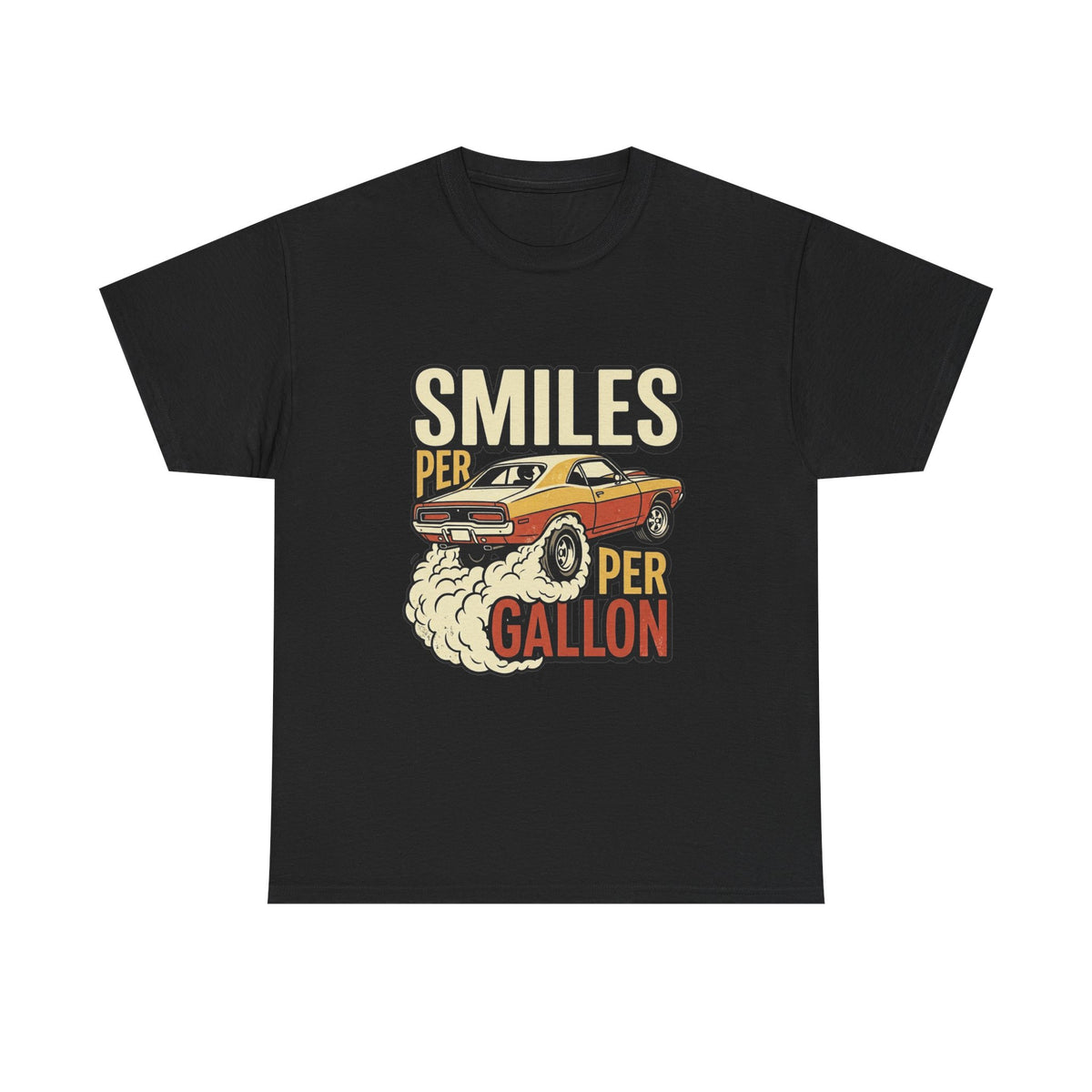 Smiles Per Gallon Car Tee