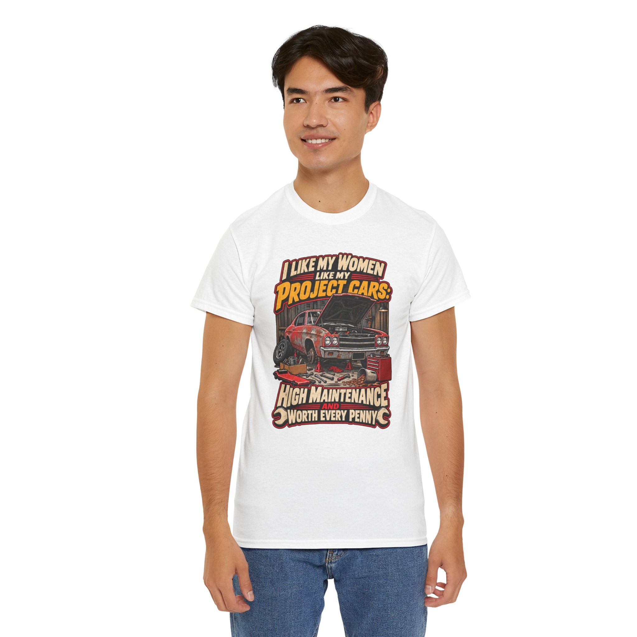 I Like My Women Like My Project Cars — High Maintenance Tee