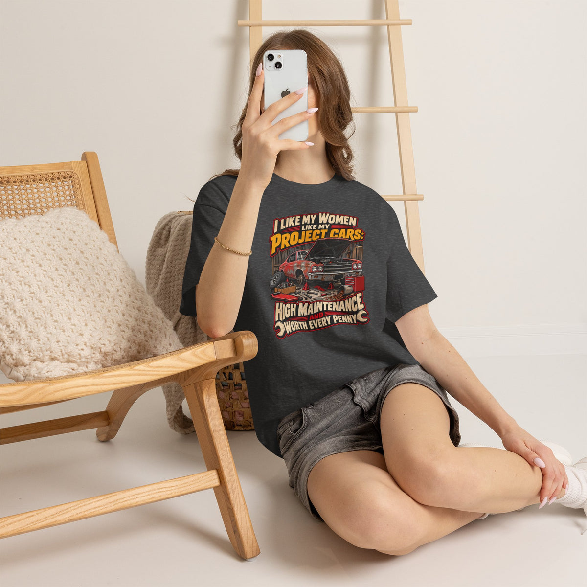 I Like My Women Like My Project Cars — High Maintenance Tee