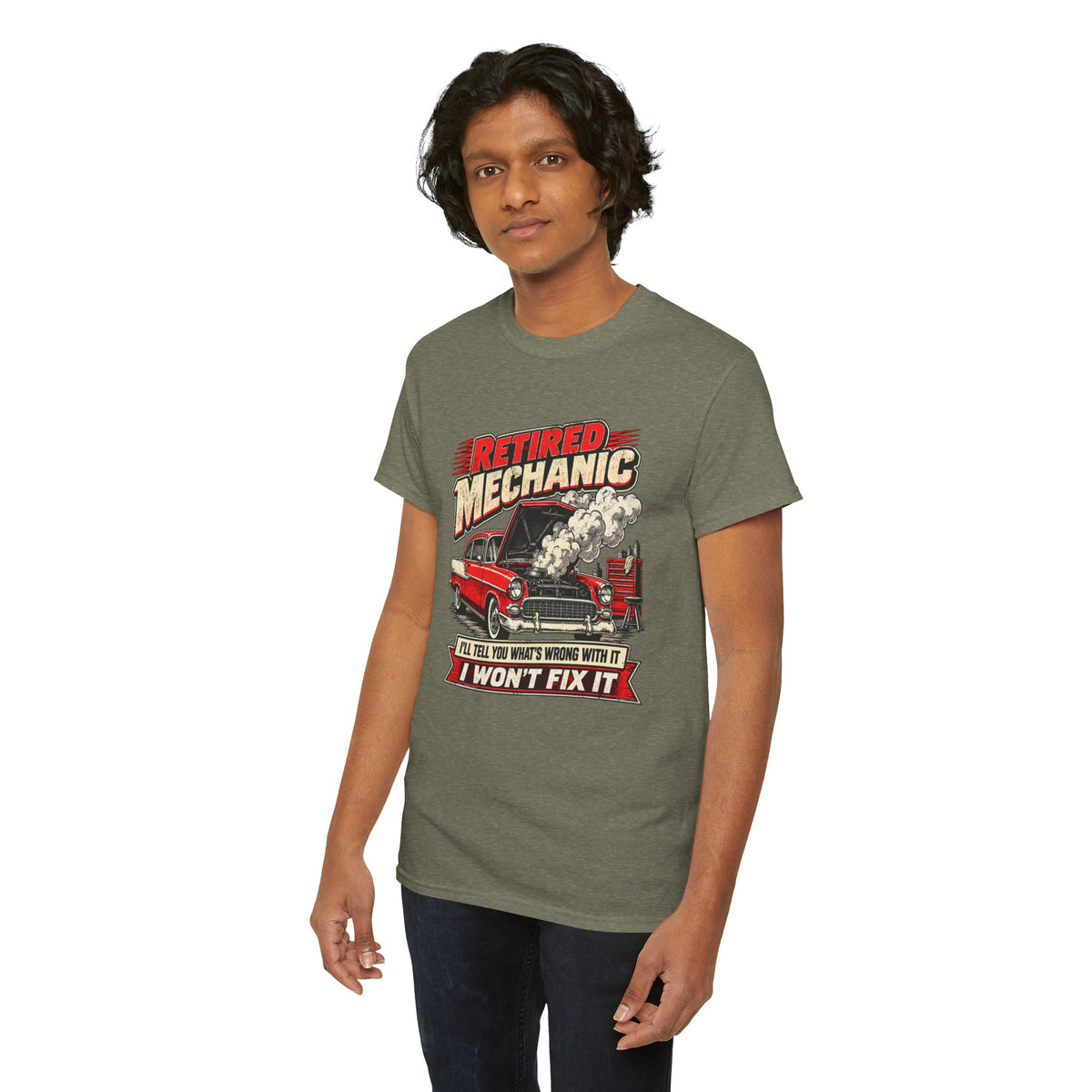 Retired Mechanic Tee — I'll Tell You What's Wrong With It