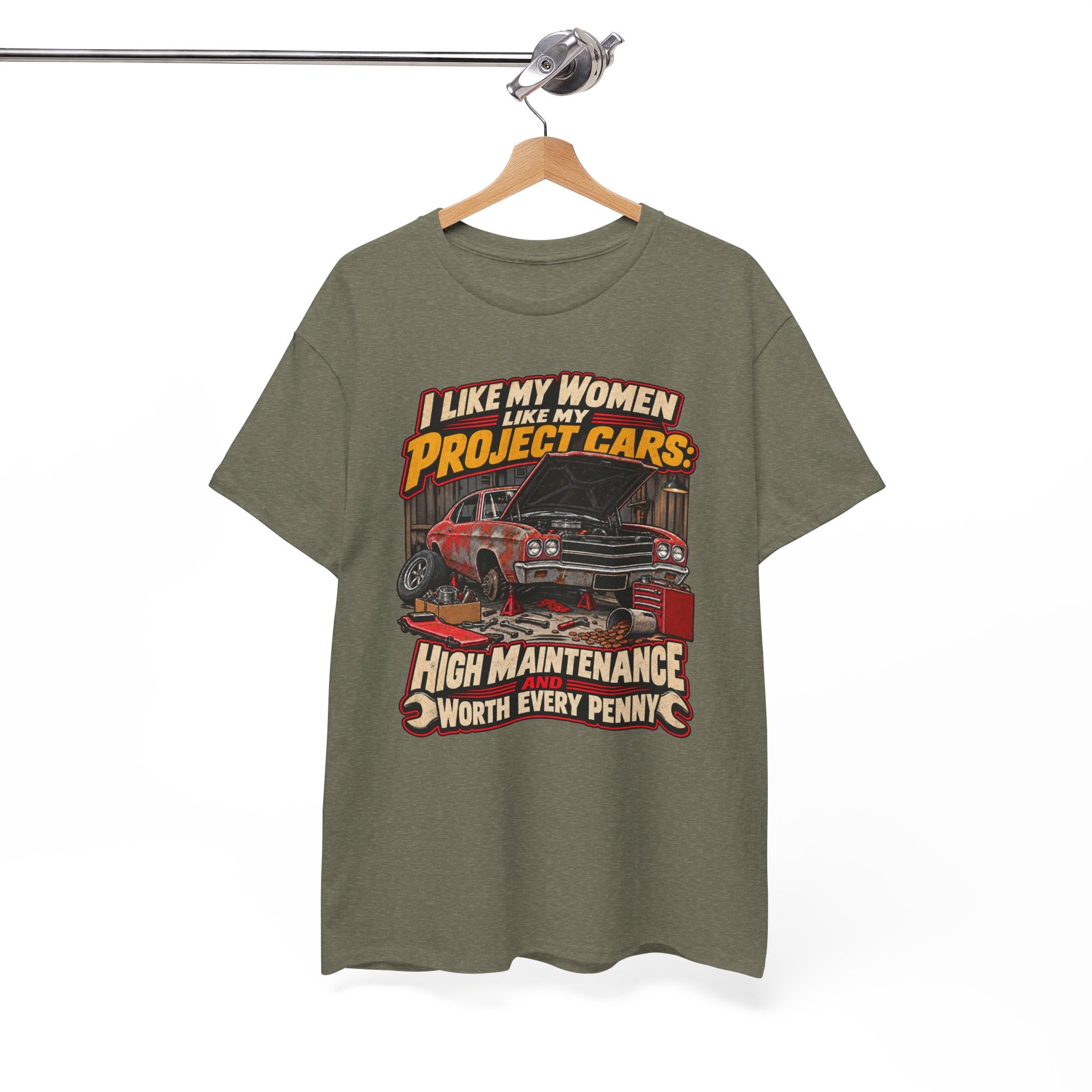 I Like My Women Like My Project Cars — High Maintenance Tee