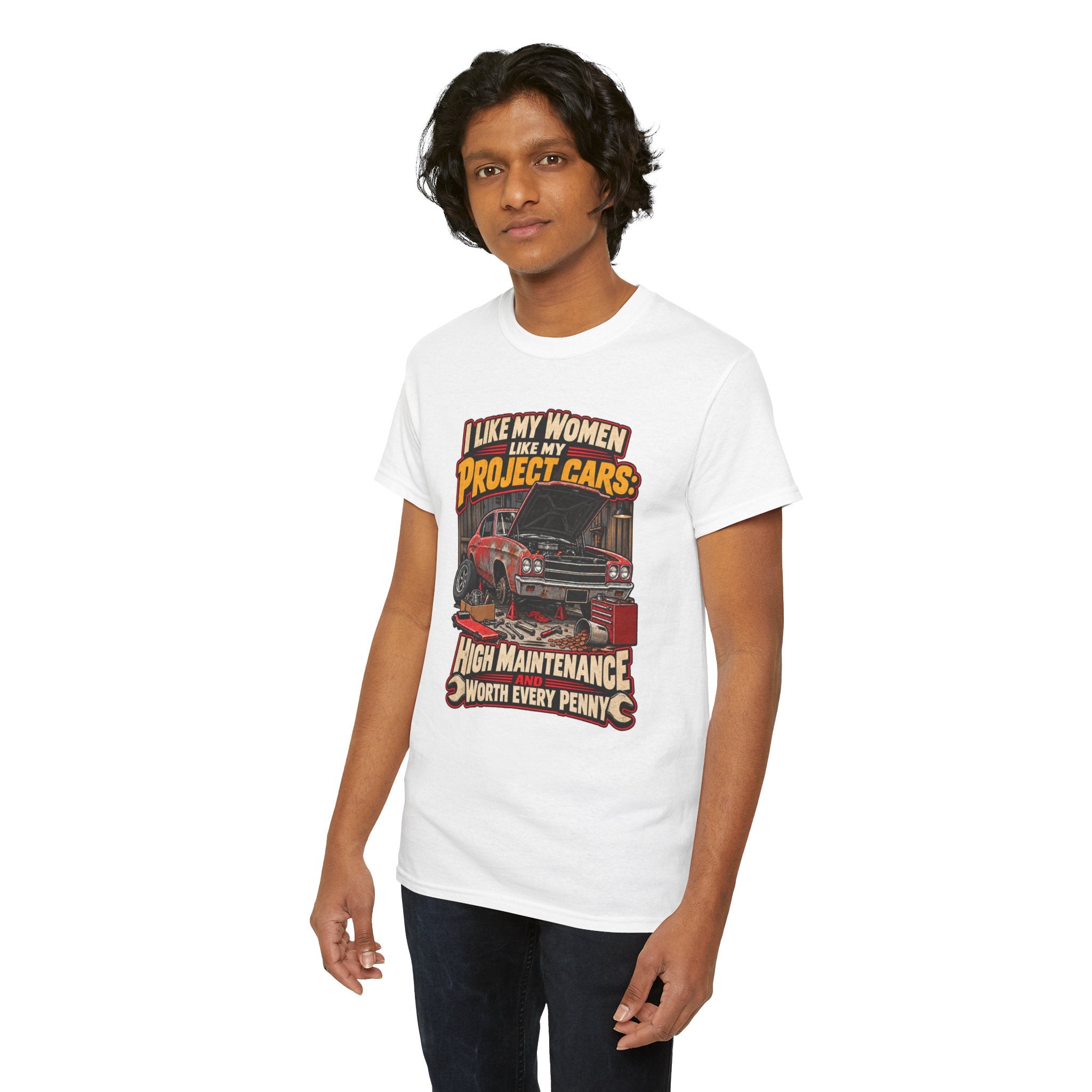 I Like My Women Like My Project Cars — High Maintenance Tee