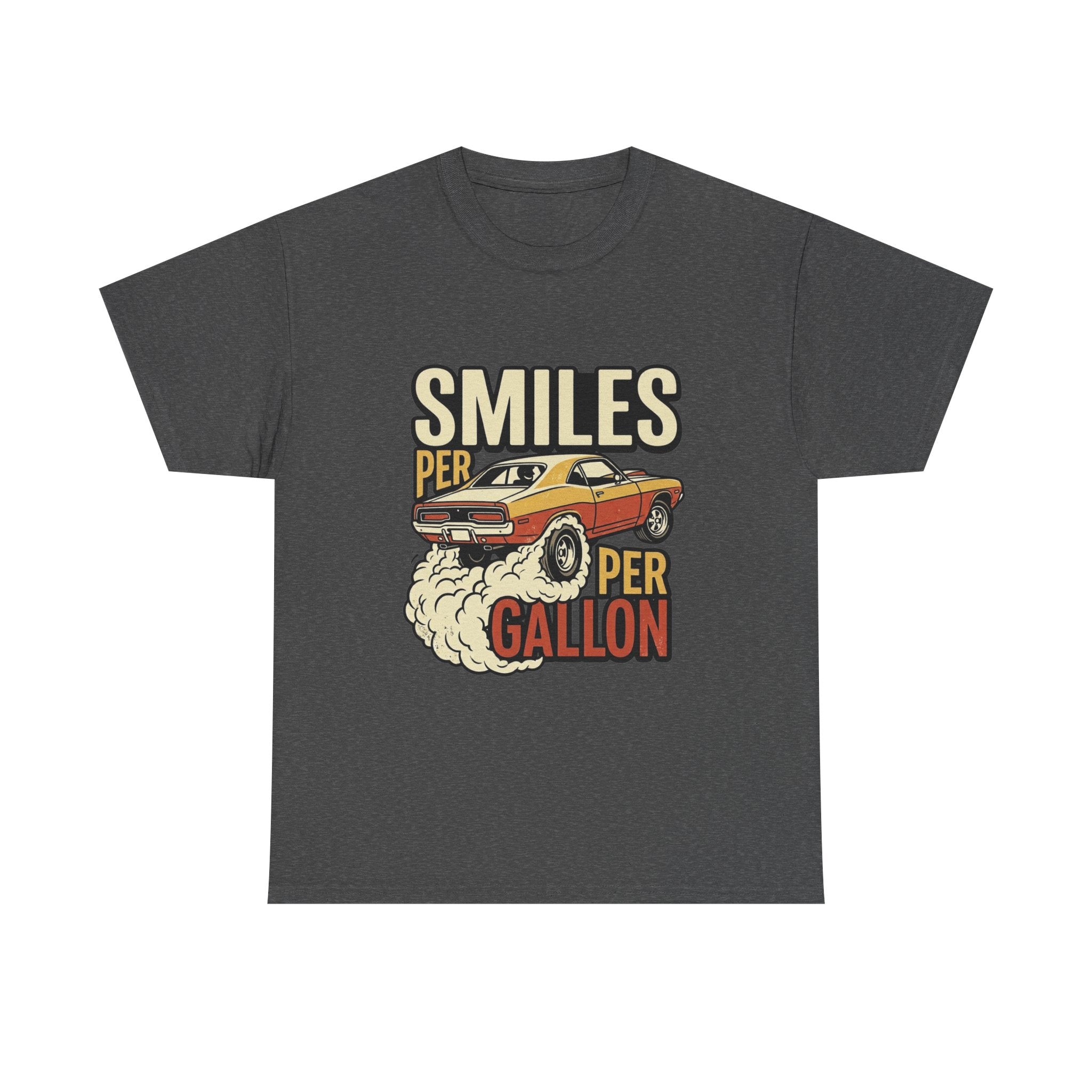 Smiles Per Gallon Car Tee
