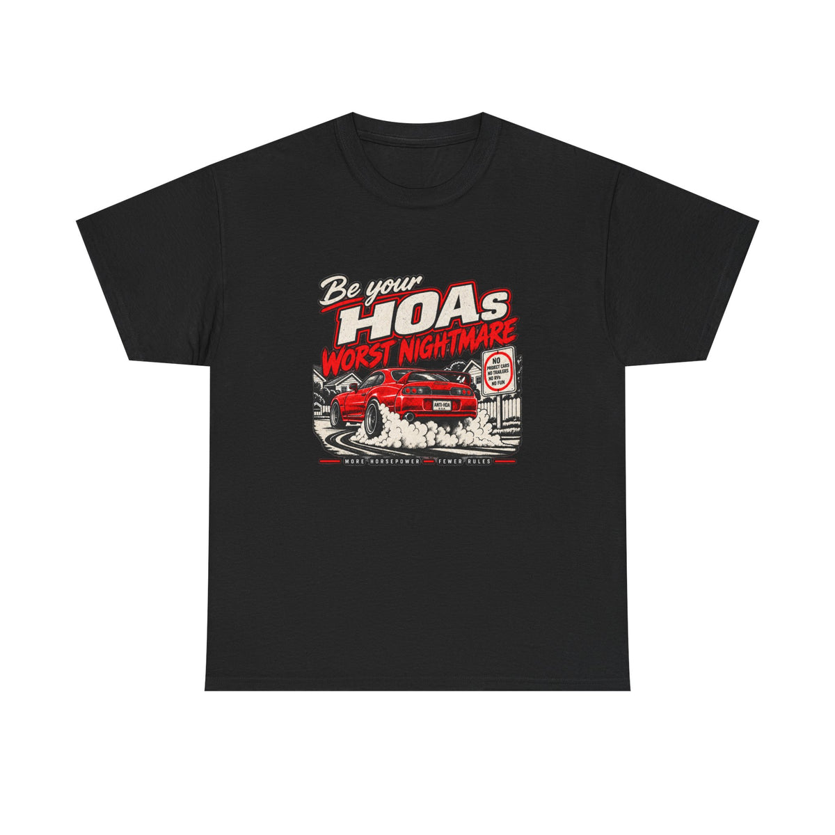 JDM Turbo Burnout Tee — Be Your HOA's Worst Nightmare