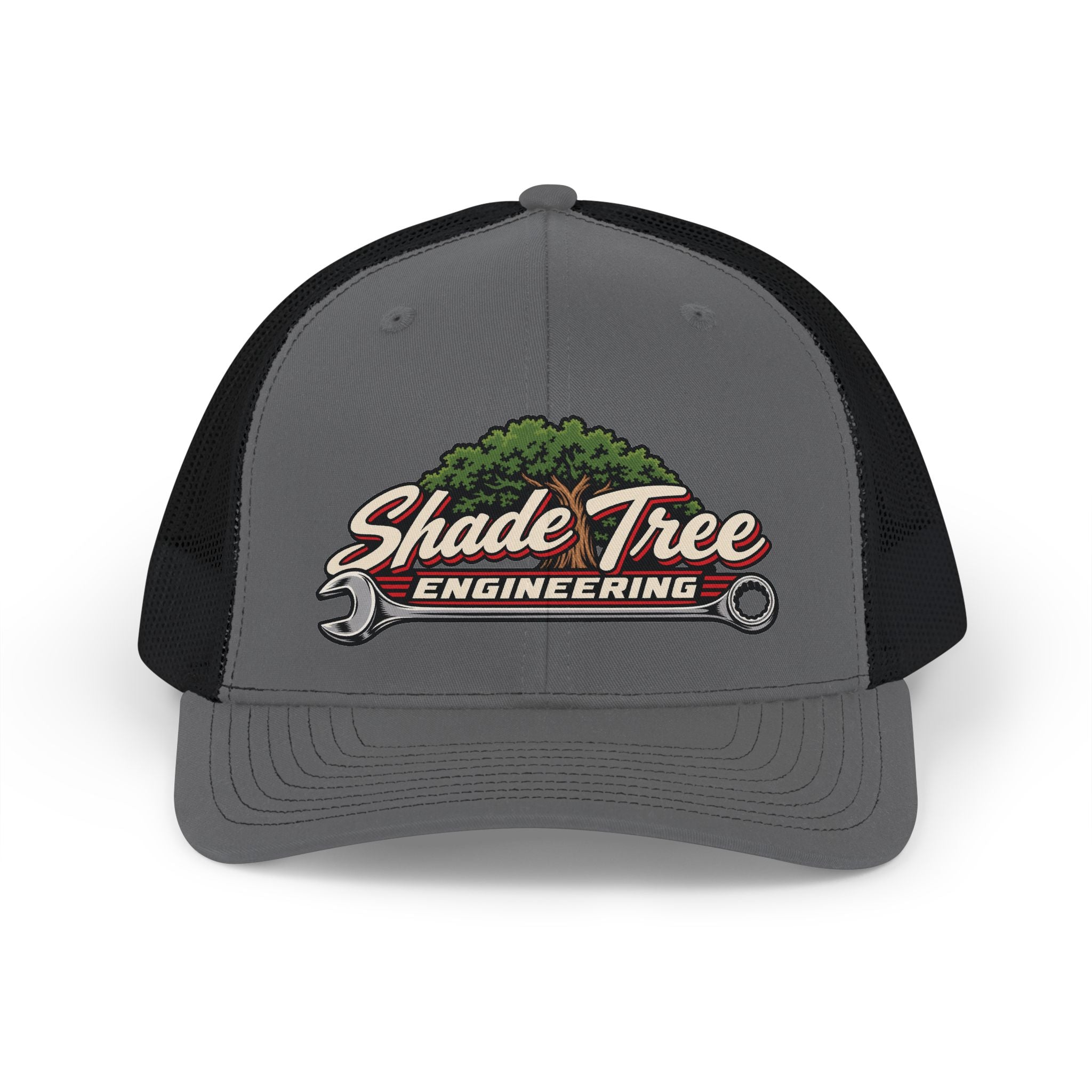 Shade Tree Engineering Trucker Cap — Tree & Wrench Logo