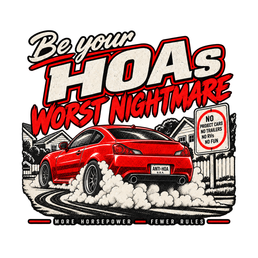 Sport Coupe Burnout Tee — Be Your HOA's Worst Nightmare