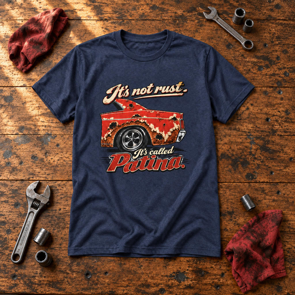 It's Not Rust, It's Called Patina — Classic Car Tee